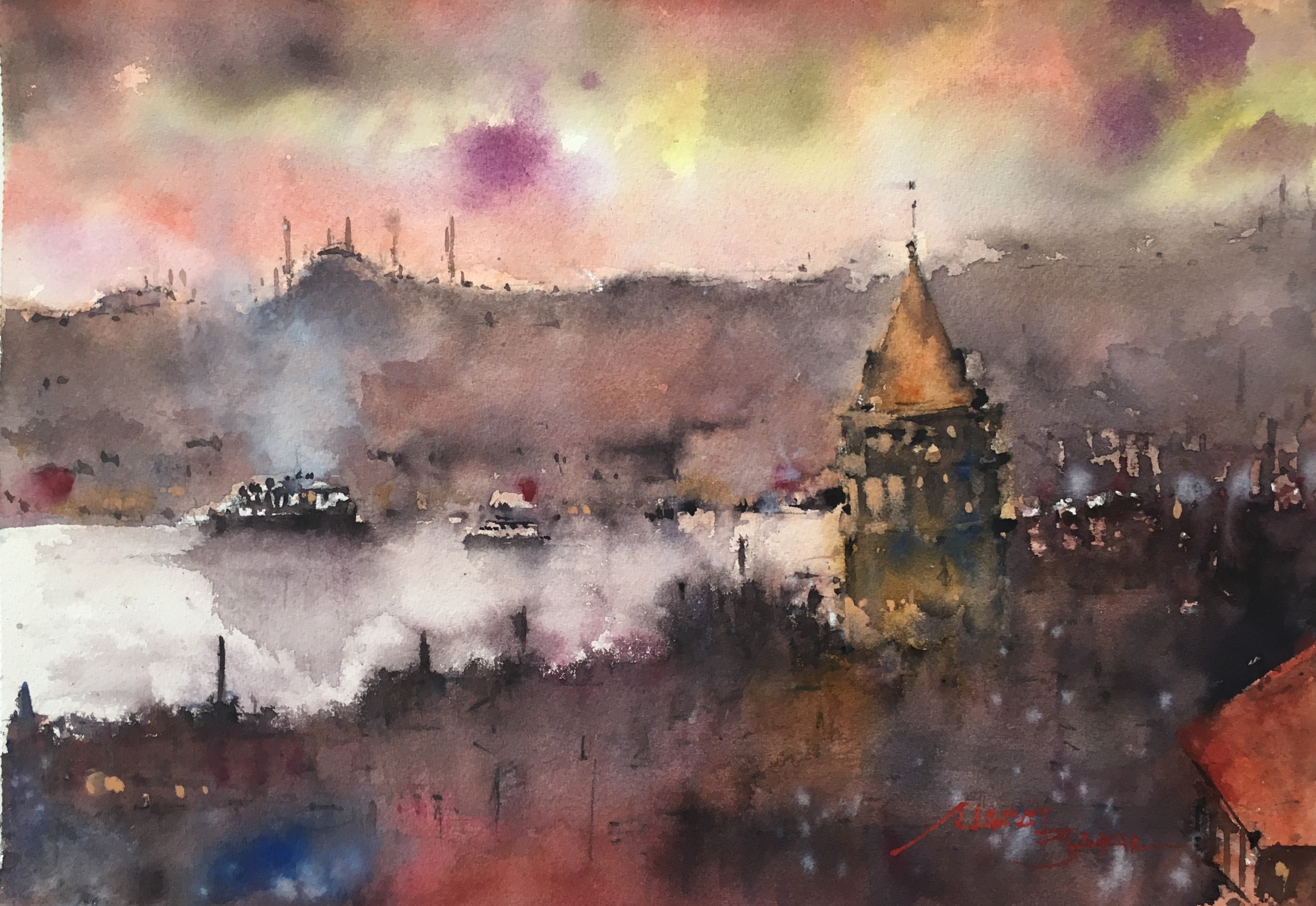 Sulu Boya Çalışması 39